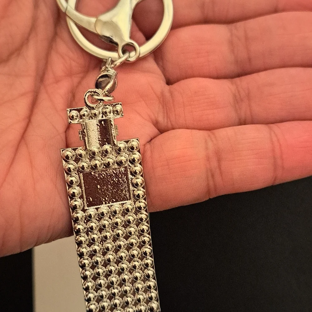 Blue Rhinestone Keychain charm NWT